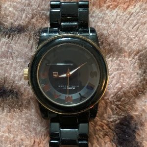 Marc by Marc Jacobs Black and Gold Watch